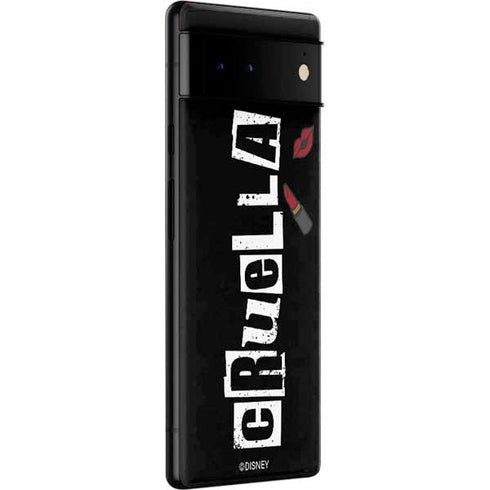 Disney Cruella (2021) Logo and Lipstick Google Pixel 6 Pro Skin